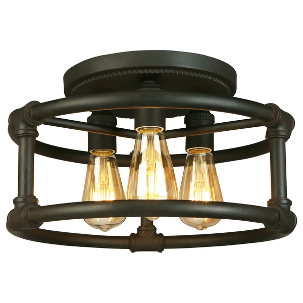 Eglo 3X60W Ceiling Light W/ Matte Bronze Finish 202849A